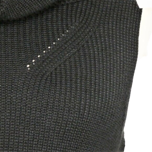 Banana Republic Black Cowl Neck Tunic Sweater Vest Size M - Picture 6 of 9